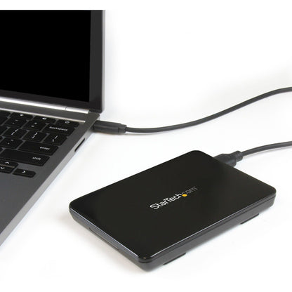 StarTech.com 2.5" USB-C Hard Drive Enclosure &acirc;&euro;" USB 3.1 Type C &acirc;&euro;" Tool-less &acirc;&euro;" External Hard Drive Case &acirc;&euro;" SSD USB C HDD Enclosure