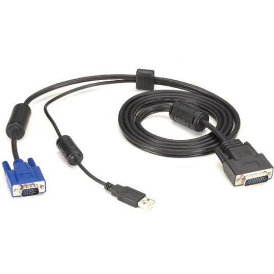 Black Box Secure KVM Switch Cable - VGA and USB to HD26 12-ft. (3.7-m)