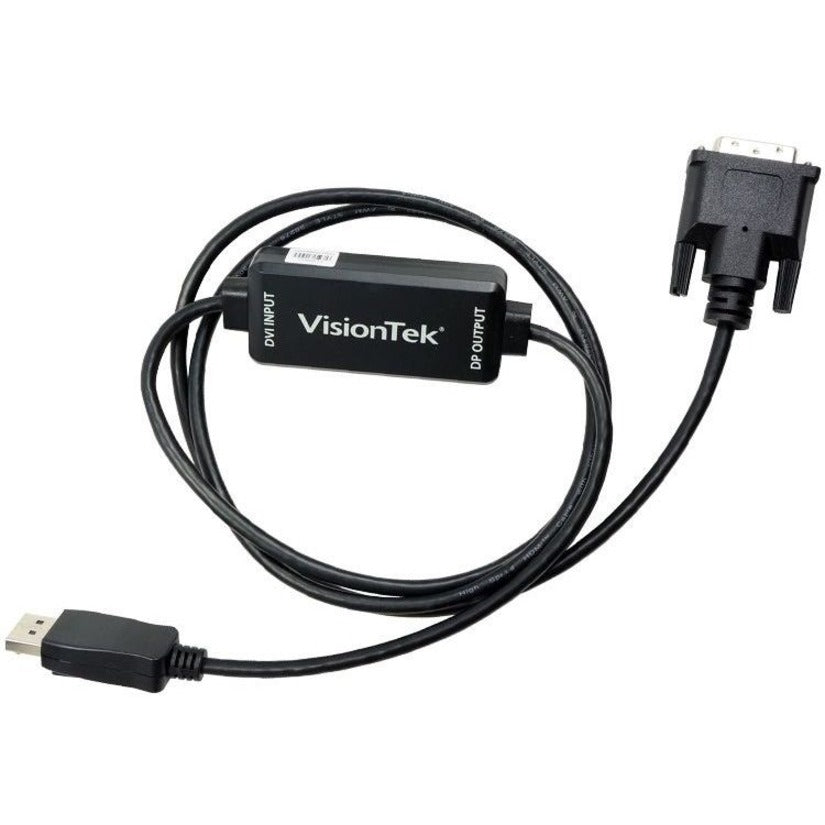 VisionTek DVI to DisplayPort 1.5M Active Cable (M/M)