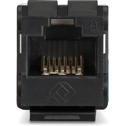 Black Box GigaTrue2 CAT6 Keystone Jack - Unshielded 110 Punchdown Type TAA Black