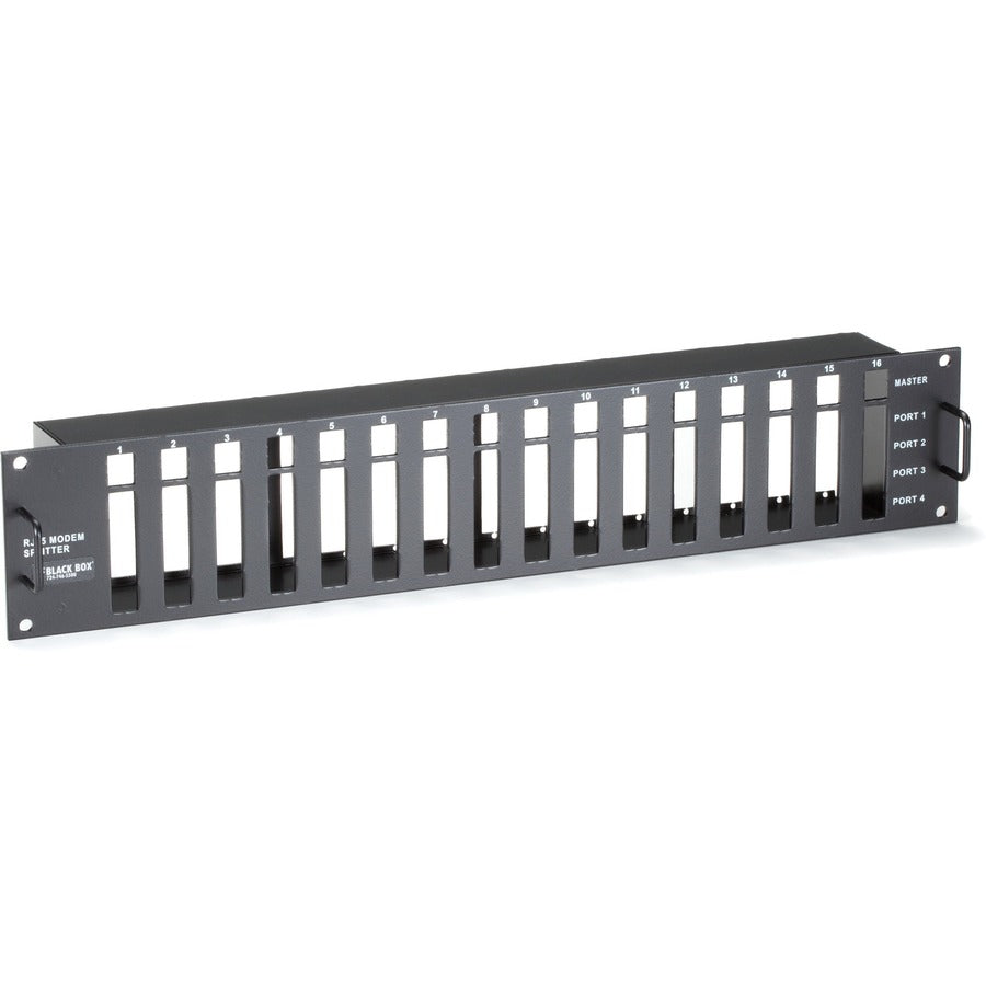 Black Box RS232 Passive Splitter Rackmount Chassis - 2U RJ45