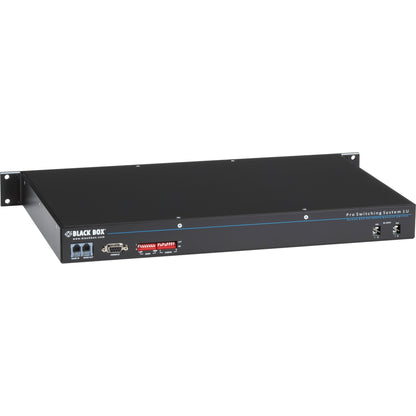 Black Box Rackmount Gang Switch - 19"  1U (8) RJ-45 A/B (All Pins) Network Manageable