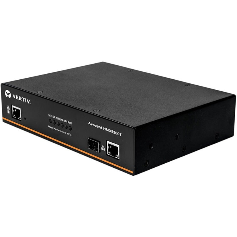 Vertiv Avocent HMX 5000 | High Performance KVM Extender | KVM Transmitter | Dual Transmitter | DVI-D Audio SFP (HMX5200T-001)