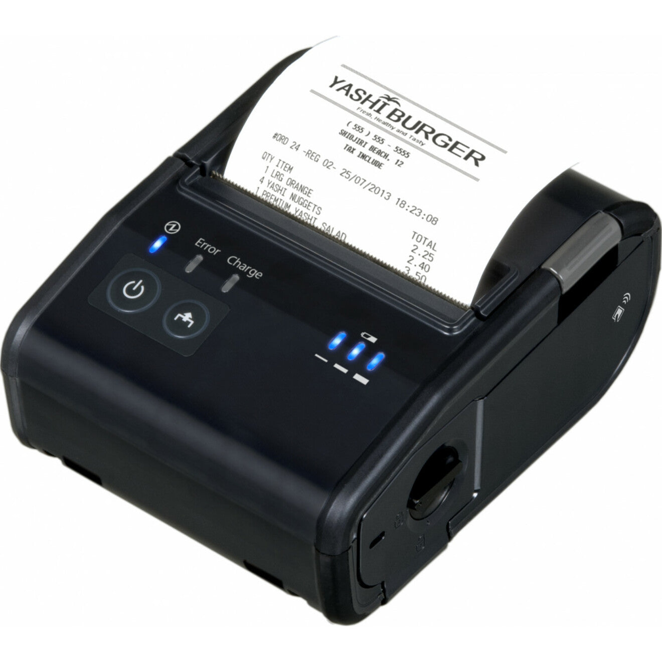 Epson Mobilink TM-P80 Mobile Direct Thermal Printer - Monochrome - Portable Handheld - Receipt Print - USB - Bluetooth - Battery Included - 3.94 in/s Mono - 203 dpi - Wireless LAN - 3.13" Label Width