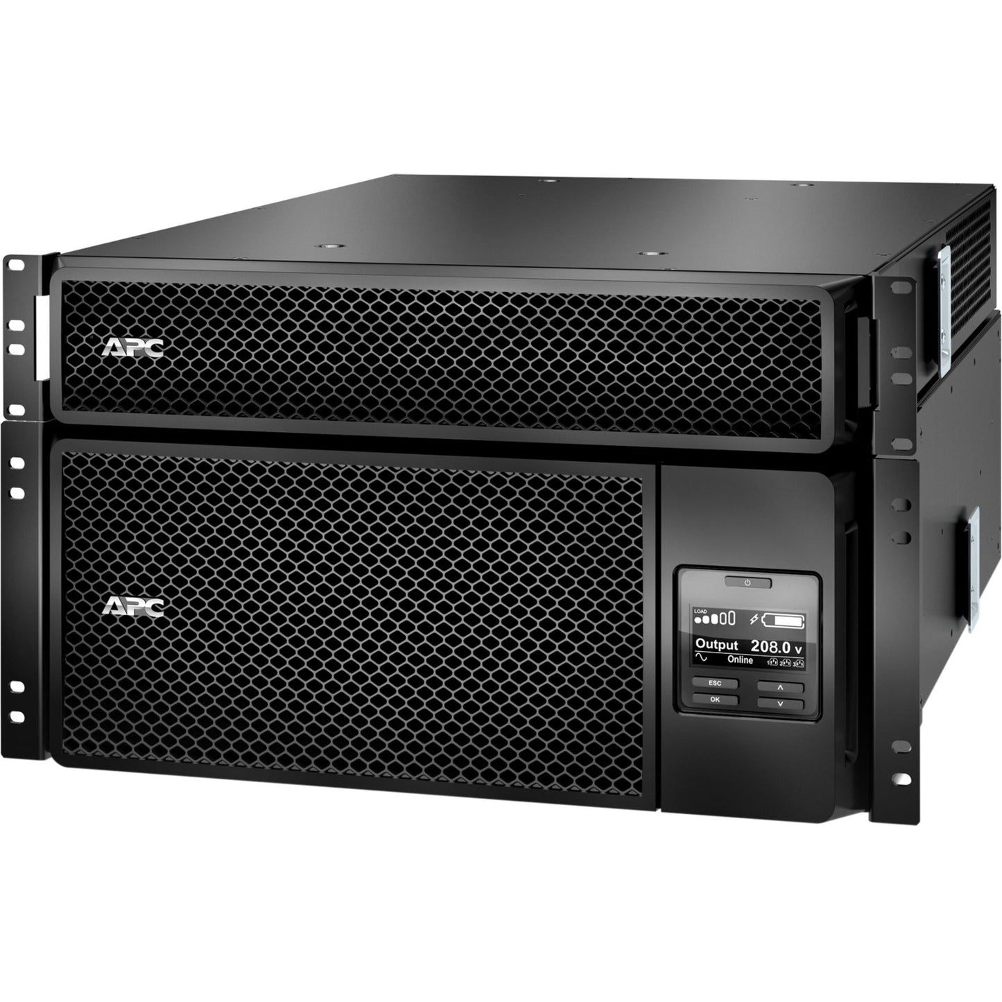 APC by Schneider Electric Smart-UPS SRT 6000VA RM with 208V to 120V 2U Step-Down Transformer