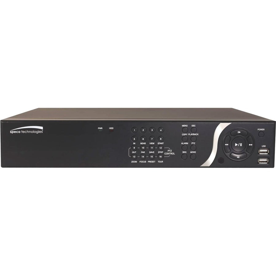 Speco 8 Channel Plug & Play Network Video Recorder with Built In PoE - 8 TB HDD