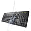 104 KEYS USB I-ROCKS BLACK     