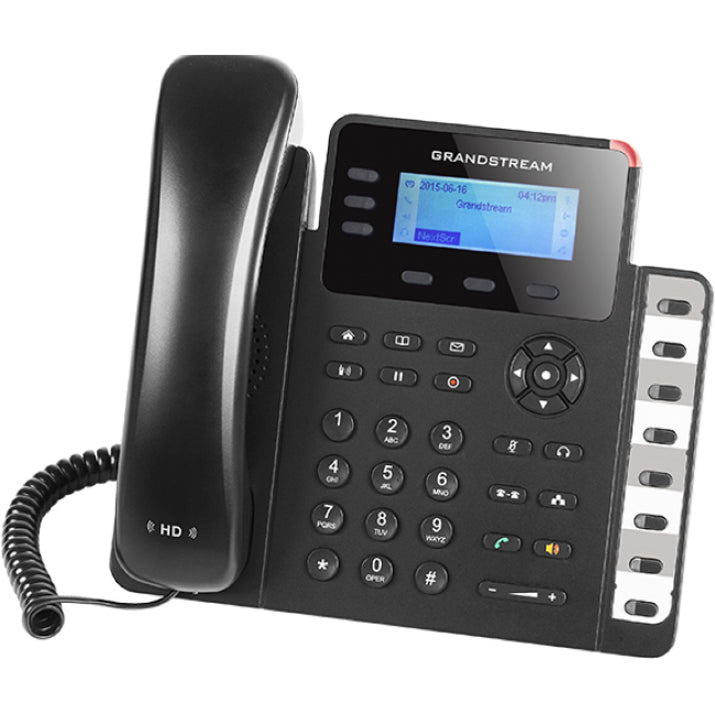 Grandstream GXP1630 IP Phone - Corded - Wall Mountable Desktop - Black