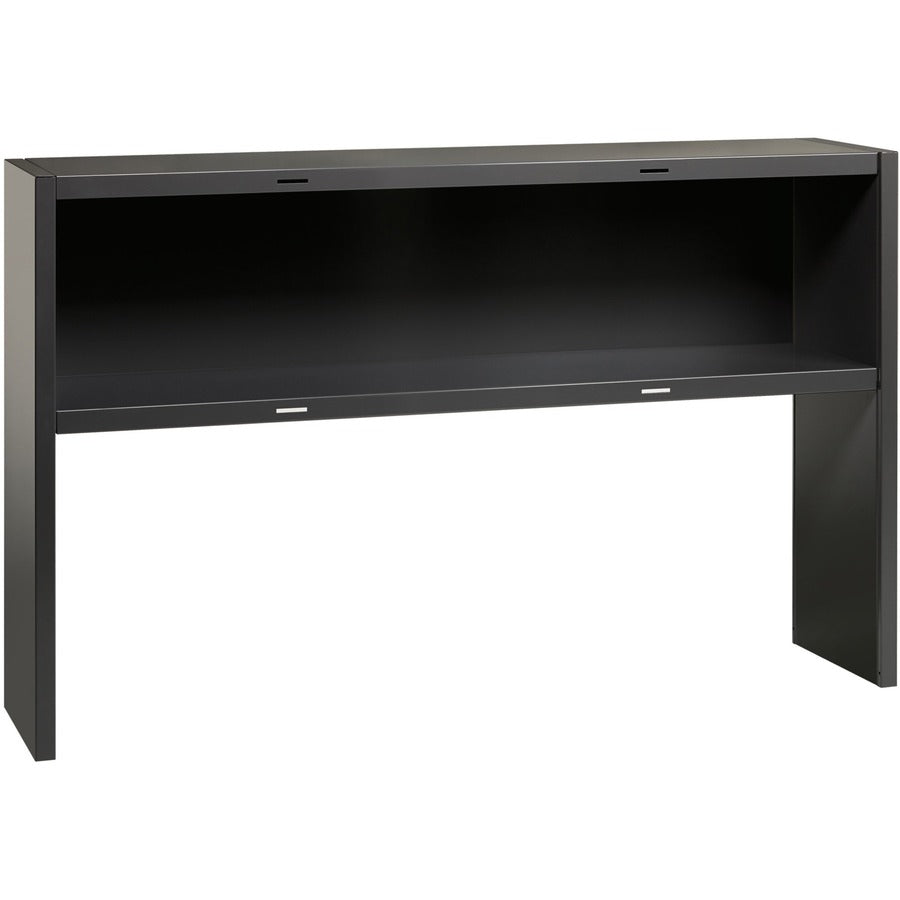 Lorell Charcoal Steel Desk Series Stack-on Hutch