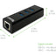 Plugable USB Hub with Ethernet 3 Port USB 3.0 Bus Powered Hub with Gigabit Ethernet