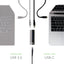 Plugable USB Hub with Ethernet 3 Port USB 3.0 Bus Powered Hub with Gigabit Ethernet