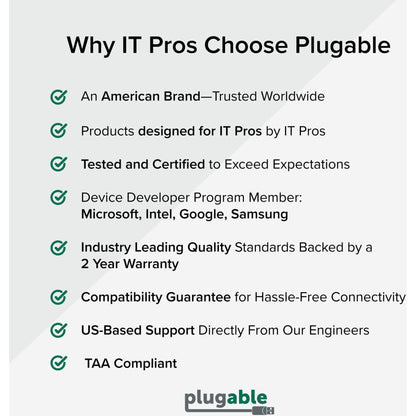 Plugable USB to Ethernet Adapter USB 3.0 to Gigabit Ethernet