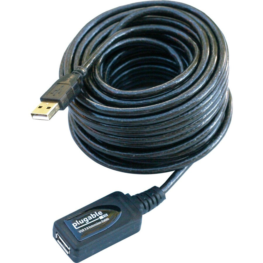 Plugable 10 Meter (32 Foot) USB 2.0 Active Extension Cable