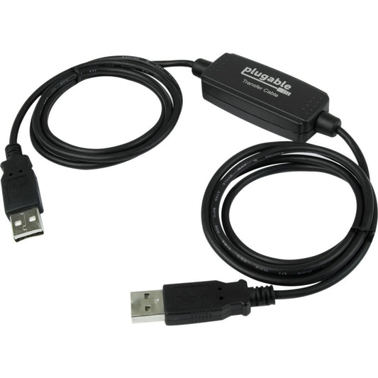 Plugable USB 2.0 Transfer Cable Unlimited Use Transfer Data Between 2 Windows PC's