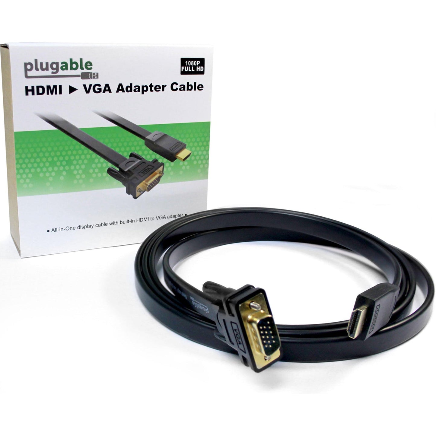 Plugable HDMI To VGA Adapter 6 Foot (1.8 Meter)