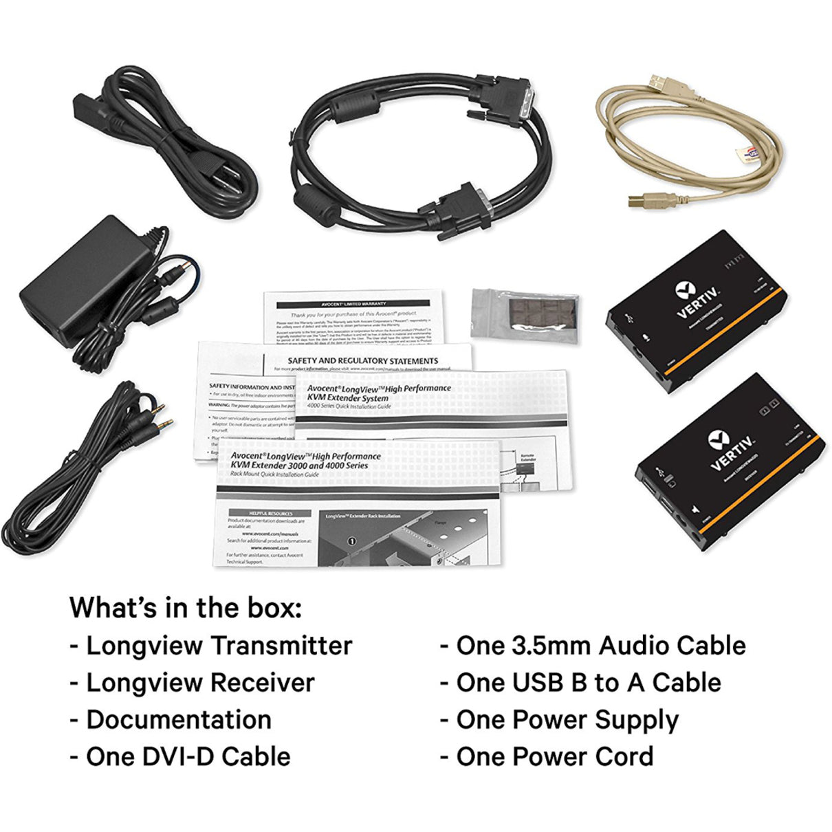 Avocent LV 4000 Series High Quality KVM Extender Kit with Receiver & Transmitter