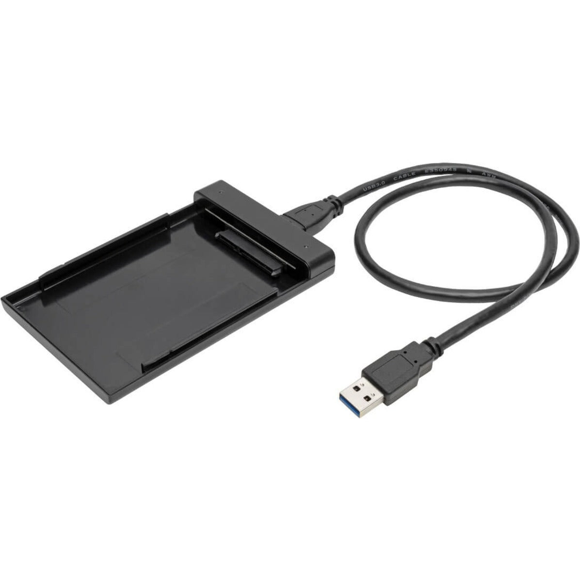 Tripp Lite USB 3.0 SuperSpeed External 2.5 in. SATA Hard Drive Enclosure with Built-In Cable and UASP Support
