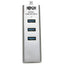 Tripp Lite 3-Port USB-C Hub with LAN Port USB-C to 3x USB-A Ports and Gbe USB 3.0 White