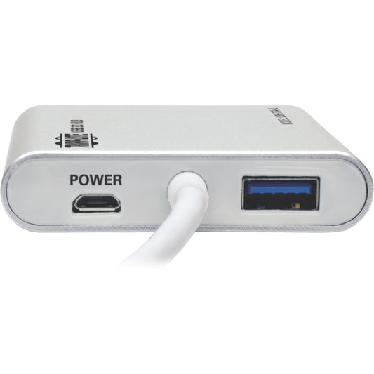 Tripp Lite 4-Port Portable USB 3.0 SuperSpeed Mini Hub Laptop Chromebook