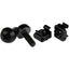 M5 MOUNTING SCREWS BLACK 12MM  