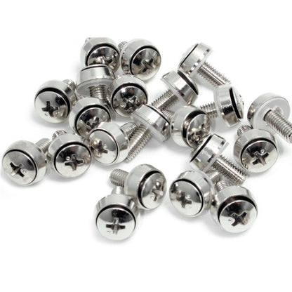 StarTech.com M6 x 12mm - Screws - 100 Pack - M6 Mounting Screws for Server Rack & Cabinet