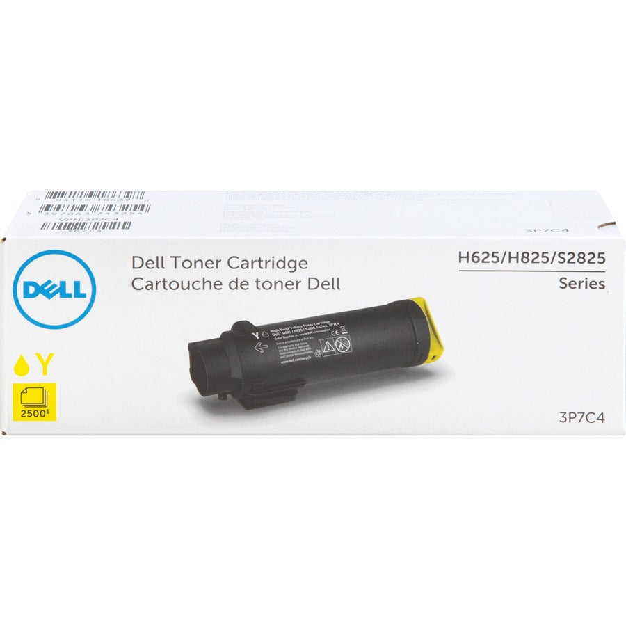 Dell Original High Yield Laser Toner Cartridge - Yellow - 1 Each