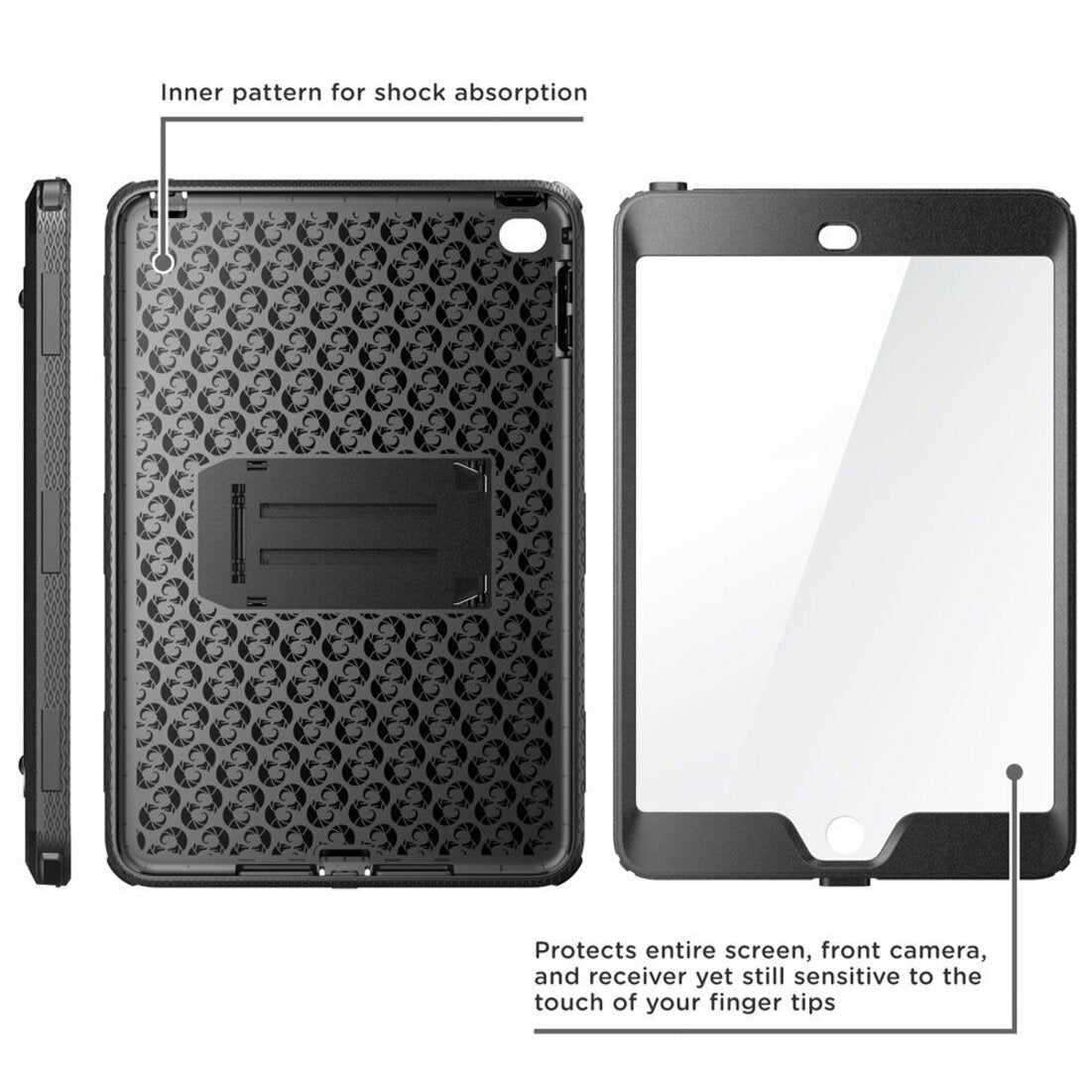 i-Blason iPad Mini 4 Armorbox Full Body Kickstand Case with Screen Protector