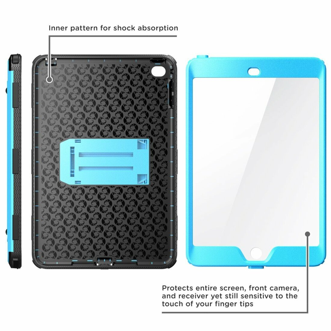 i-Blason iPad Mini 4 Armorbox Full Body Kickstand Case with Screen Protector