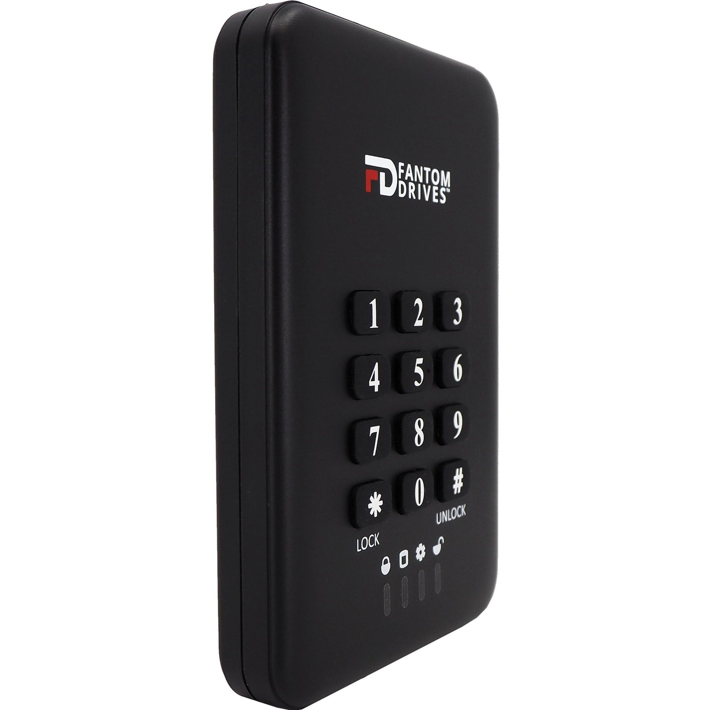 Fantom Drives 500GB Encrypted Hard Drive - DataShield - 256-Bit AES Hardware Encryption Military Grade USB 3 DSH500