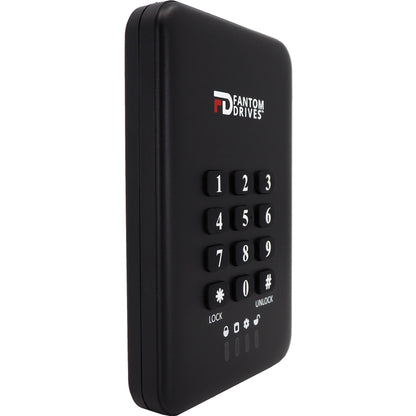 Fantom Drives 250GB Encrypted SSD - DataShield Pro - 256-Bit AES Hardware Encryption Military Grade USB 3 DSS250