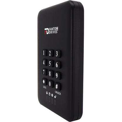 Fantom Drives 250GB Encrypted SSD - DataShield Pro - 256-Bit AES Hardware Encryption Military Grade USB 3 DSS250