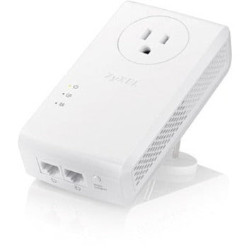 ZYXEL AV2000 HomePlug AV2 Powerline 2-port Gigabit Pass-Thru Ethernet Adapter