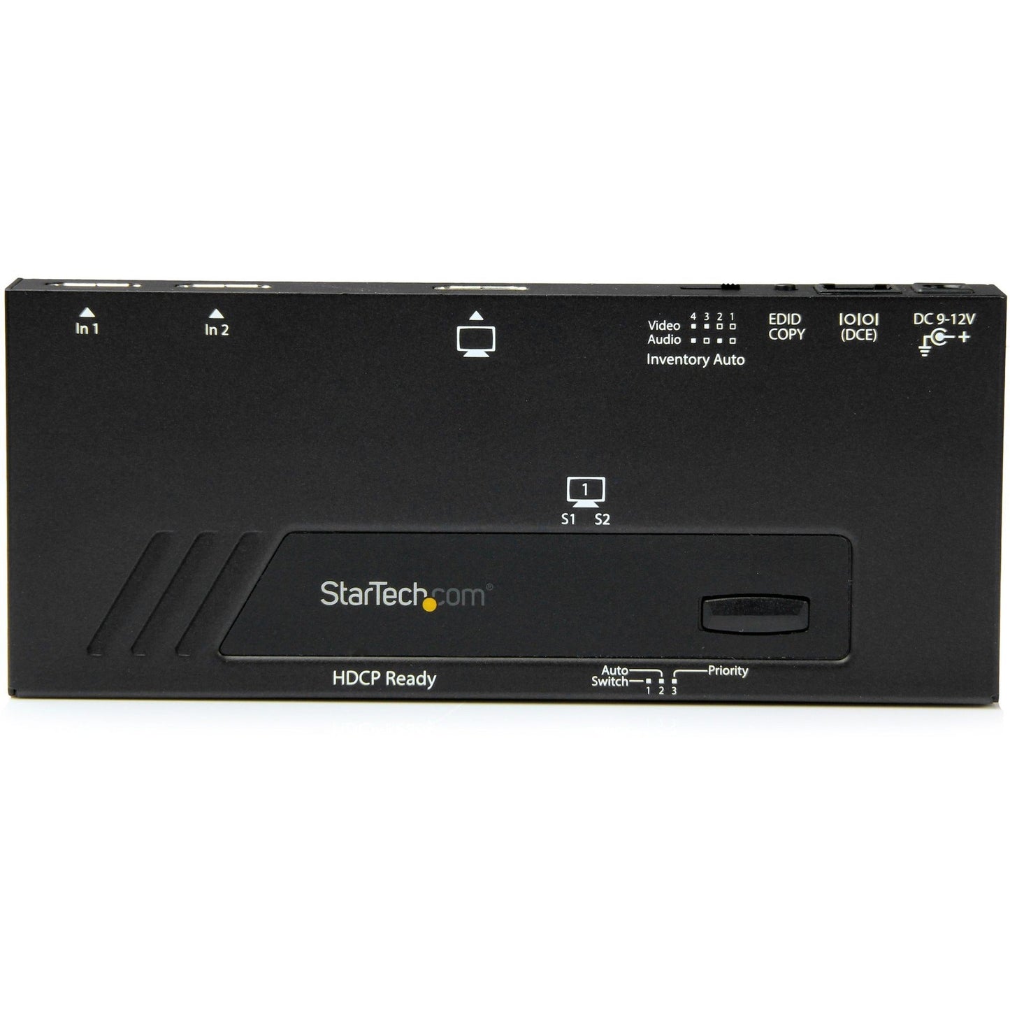 StarTech.com 2-Port HDMI Automatic Video Switch - 4K 2x1 HDMI Switch with Fast Switching Auto-Sensing and Serial Control