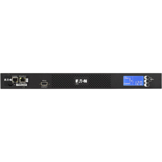 Eaton ATS Rack PDU 1U 120V 1.44 kW 2 NEMA 5-15P Input and 10 5-15R Single-Phase