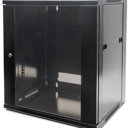 Intellinet Network Solutions 19 Inch Wallmount Cabinet 6U 17.7 Inch (450 mm) Depth 6U Black Flatpack