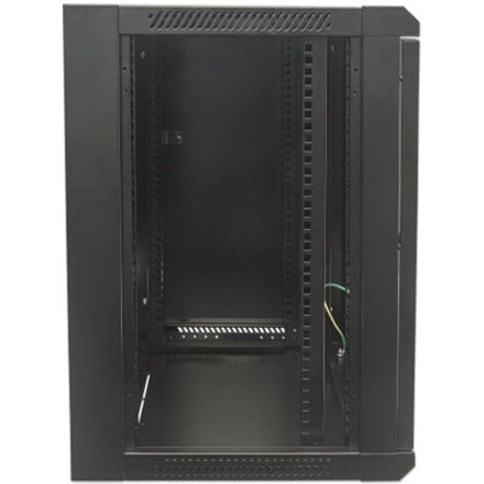 Intellinet Network Solutions 19 Inch Wallmount Cabinet 6U 17.7 Inch (450 mm) Depth 6U Black Flatpack