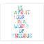 OTM Quotes Prints White Mouse Pad Fruit Loop