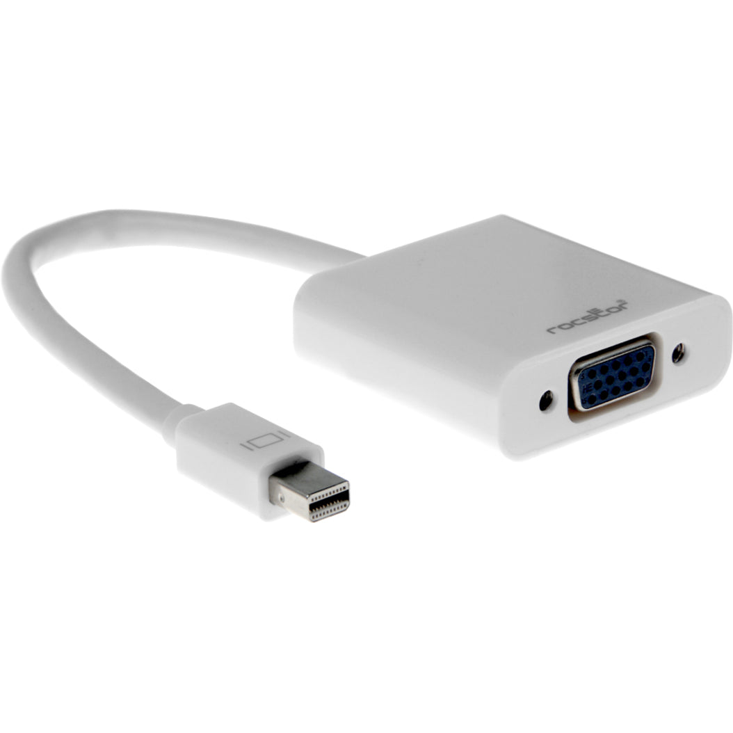 Rocstor Mini Displayport to VGA Adapter for Mac / PC - Cable Length: 5.9"