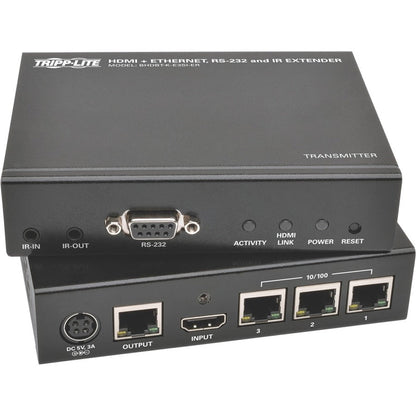 Tripp Lite HDBaseT HDMI over Cat5e/6/6a Extender Kit with Ethernet Serial and IR Control 1080p Up to 500 ft. (152 m) TAA