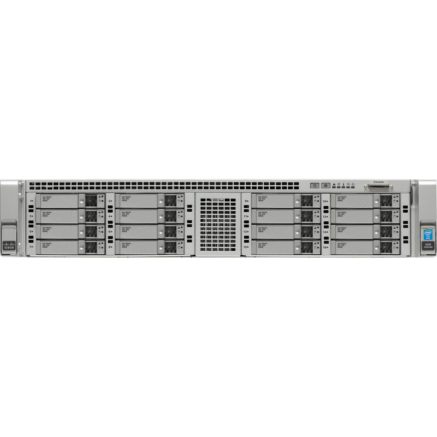 Cisco C240 M4 2U Rack Server - 2 x Intel Xeon E5-2640 v4 2.40 GHz - 128 GB RAM - 16 TB HDD - (4 x 4TB) HDD Configuration - 480 GB SSD - (1 x 480GB) SSD Configuration - 12Gb/s SAS Serial ATA Controller