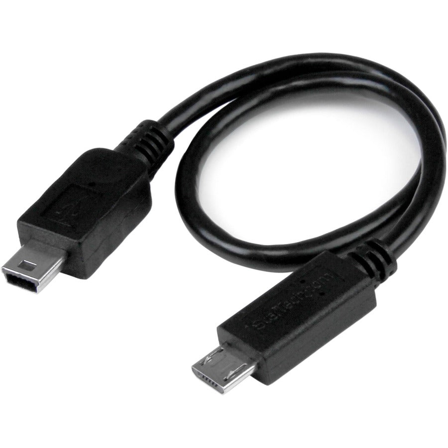 MICRO USB TO MINI USB CABLE 8IN