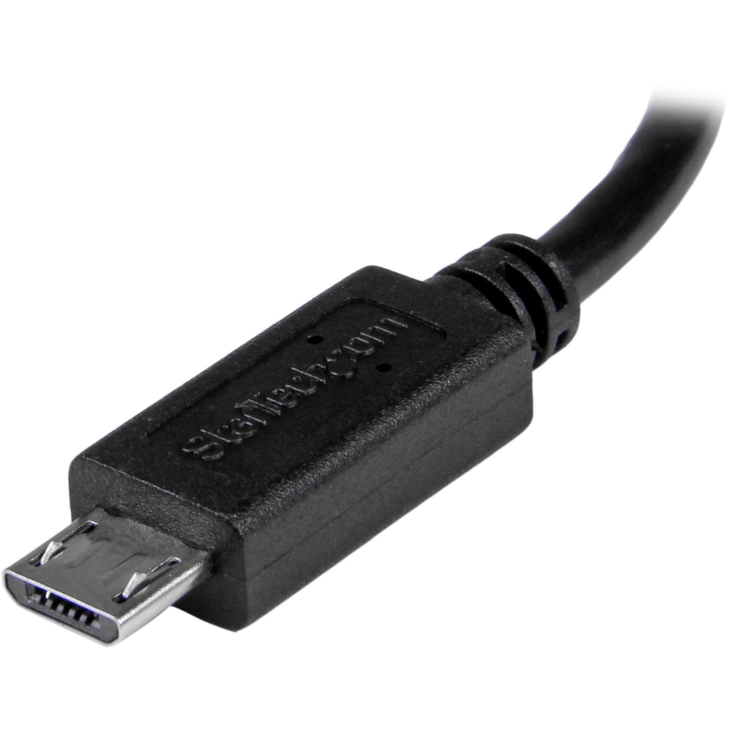 StarTech.com 8in USB OTG Cable - Micro USB to Mini USB - M/M - USB OTG Adapter - 8 inch