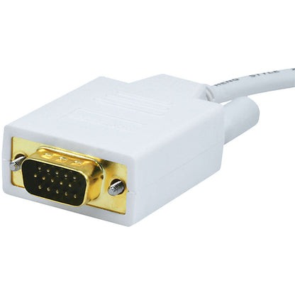 Monoprice 6ft 28AWG DisplayPort to VGA Cable - White