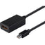 Monoprice Mini DisplayPort 1.1 to HDMI Adapter with Audio Support Black