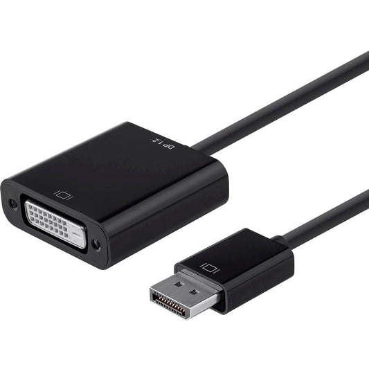 Monoprice DisplayPort 1.2a to DVI Active Adapter Black