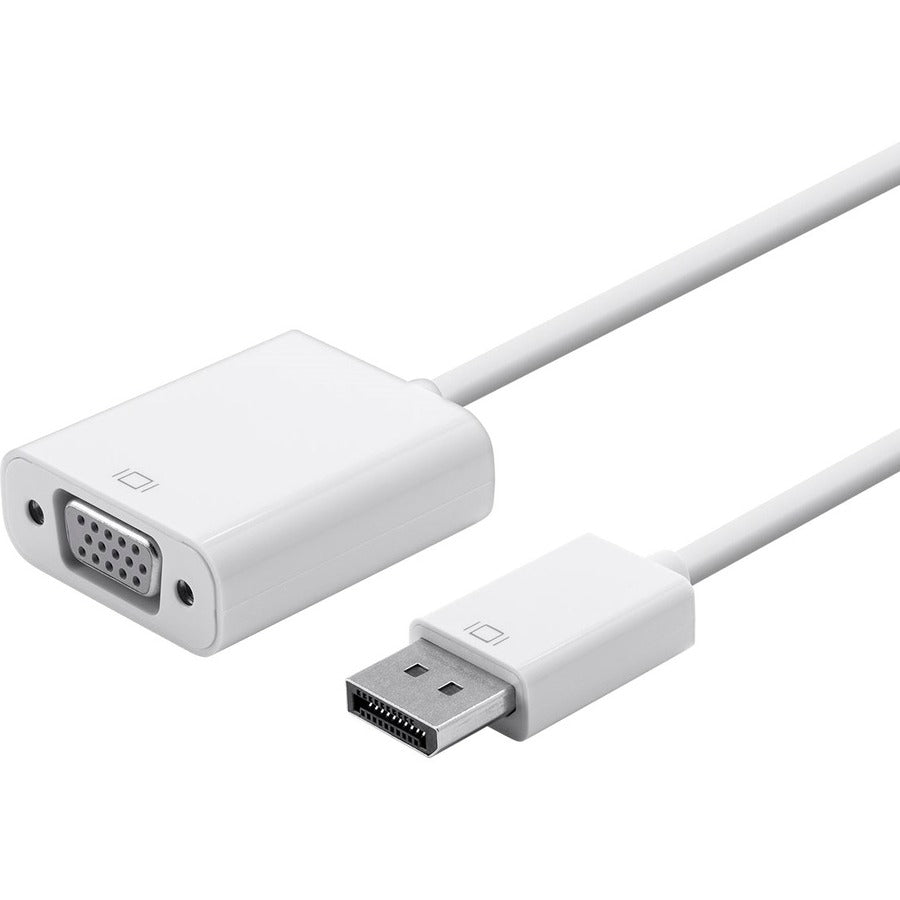 Monoprice DisplayPort 1.2a to VGA Active Adapter White