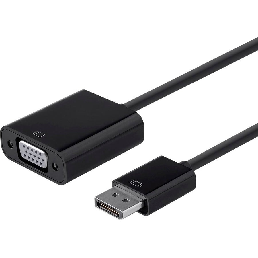 Monoprice DisplayPort 1.2a to VGA Active Adapter Black