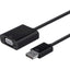 Monoprice DisplayPort 1.2a to VGA Active Adapter Black