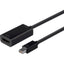 Monoprice Mini DisplayPort 1.2a / Thunderbolt to 4K HDMI Passive Adapter Black