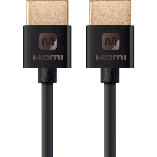 Monoprice Ultra Slim Series High Speed HDMI Cable 3ft Black